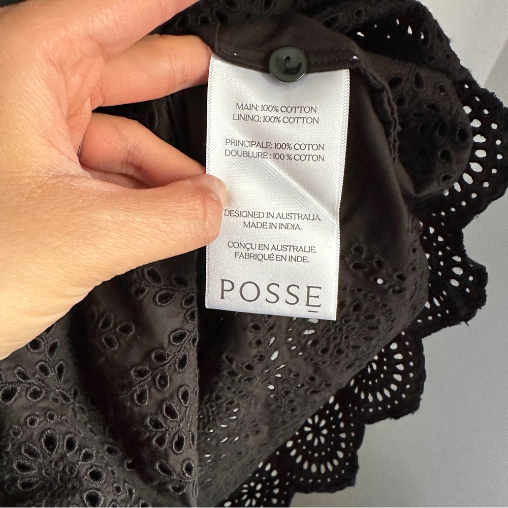 POSSE Louisa Broderie Anglaise Maxi Dress - Picture 8 of 8